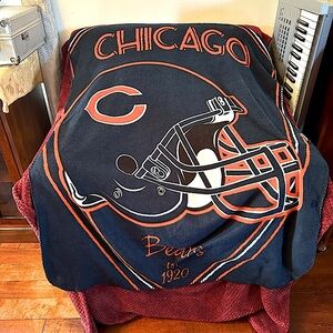 Chicago Bears fleece blanket